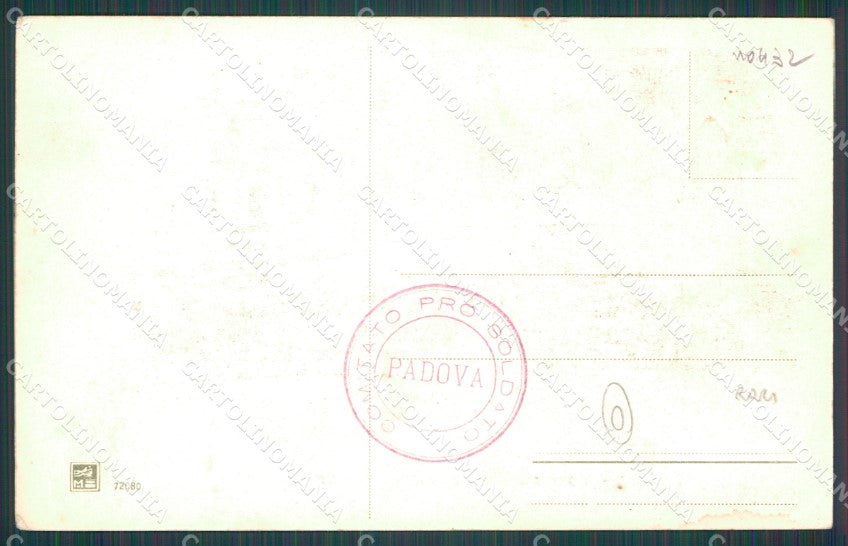 Padova Città Casa del Soldato Militari cartolina QT1584 – retro