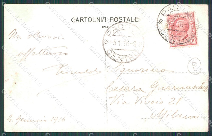 Padova Città Militari Foto cartolina QT1592 – retro