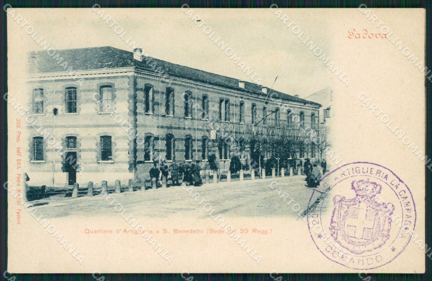 Padova Città Caserma Militari cartolina QT1593 – fronte