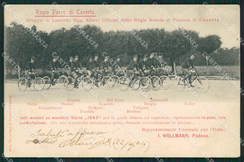 Padova Caserta GdF Militari Wollmann COLLA cartolina QT1599 – fronte