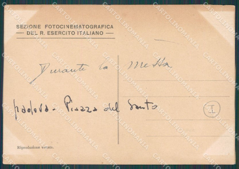 Padova Città Militari STRAPPINO Foto cartolina QT1610 – retro