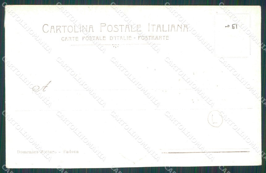 Padova Città Savoia Ricordo Grandi Manovre 1903 cartolina QT1612 – retro