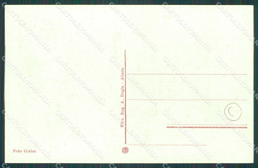 Padova Abano Terme Fanghi cartolina QT1628 – retro