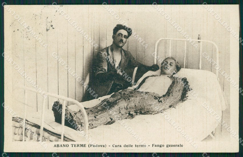 Padova Abano Terme Fanghi cartolina QT1638 – fronte