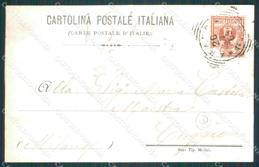 Padova Abano Terme Stabilimento Due Torri cartolina QT1640 – retro