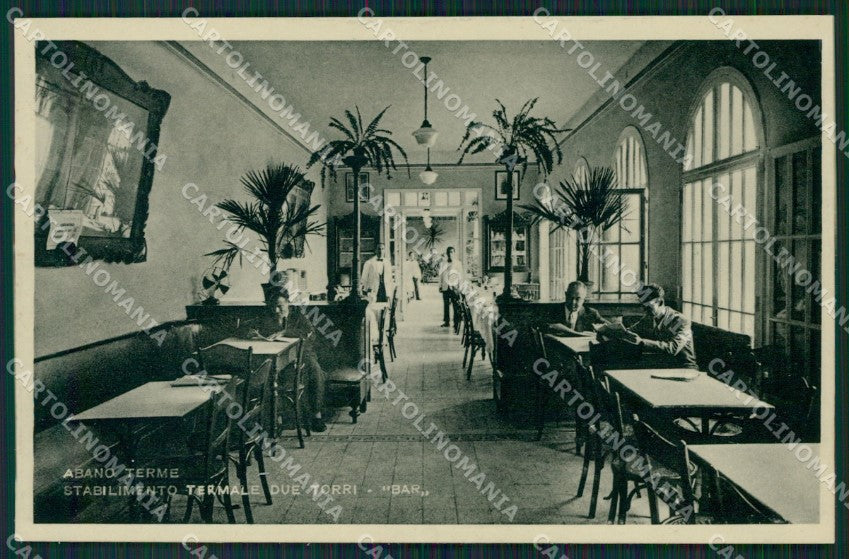Padova Abano Terme Stabilimento Due Torri Foto cartolina QT1652 – fronte