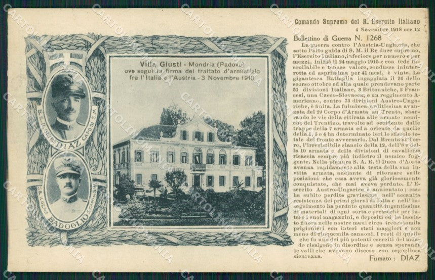 Padova Abano Terme Mondria Diaz cartolina QT1653 – fronte