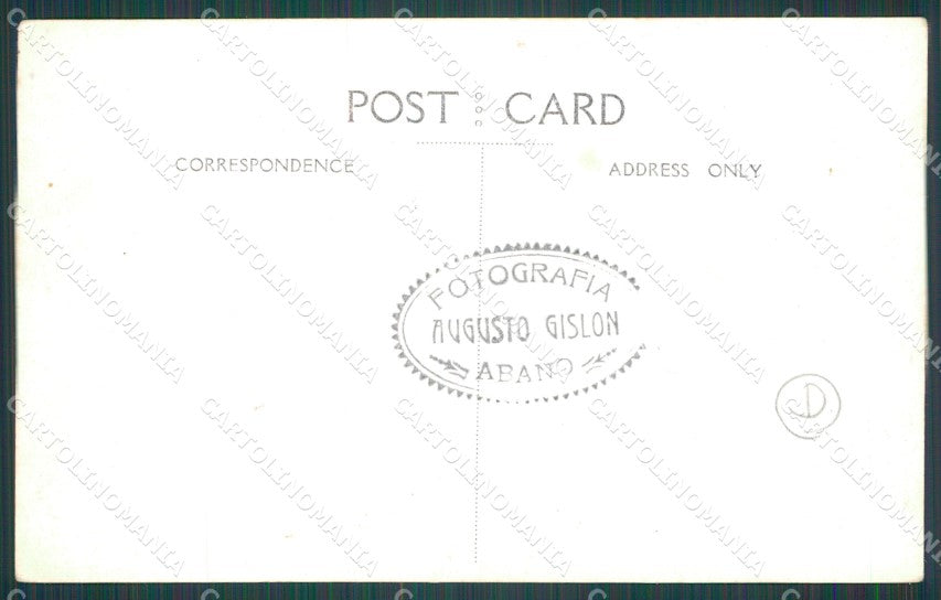 Padova Abano Terme Gislon Foto cartolina QT1656 – retro