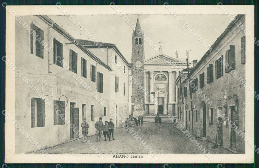 Padova Abano Terme cartolina QT1682 – fronte