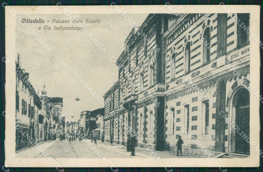 Padova Cittadella Scuole PIEGHINA cartolina QT1691 – fronte