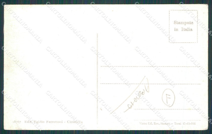 Padova Cittadella ABRASA cartolina QT1699 – retro