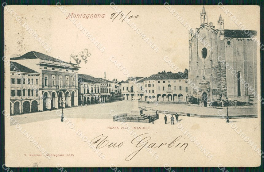 Padova Montagnana PIEGHINE cartolina QT1724 – fronte