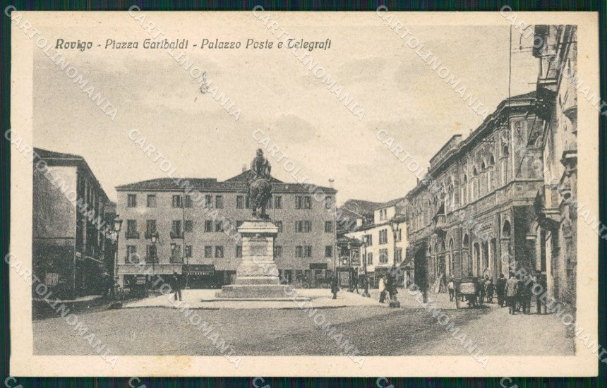 Rovigo Città Garibaldi Poste cartolina QT1739 – fronte