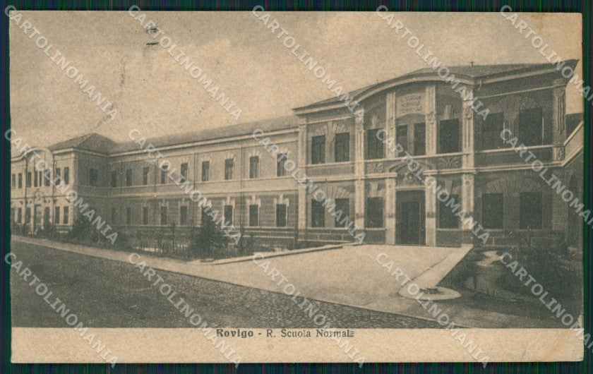 Rovigo Città Scuola Normale cartolina QT1745 – fronte