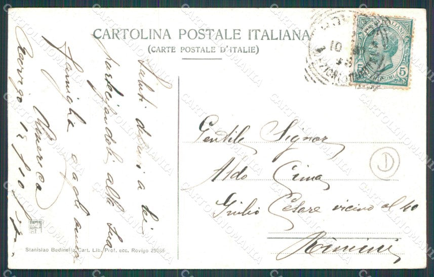 Rovigo Città Edicola cartolina QT1747 – retro