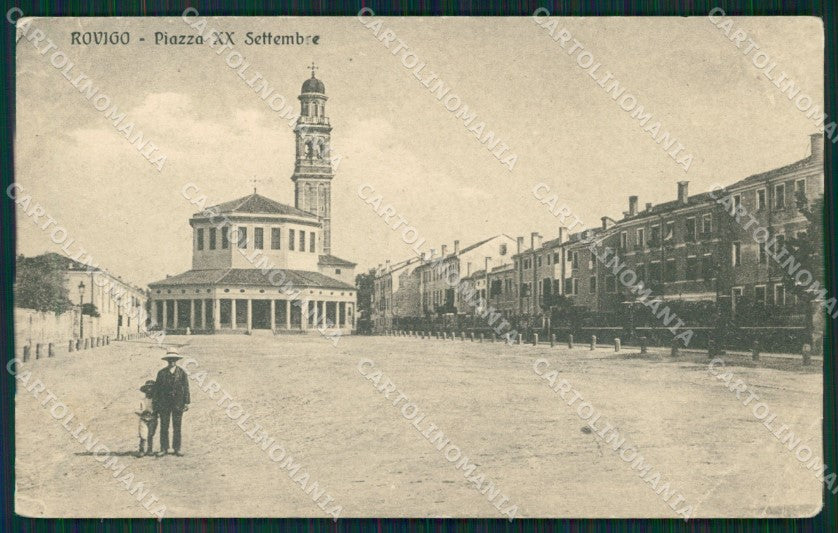 Rovigo Città PIEGA cartolina QT1749 – fronte