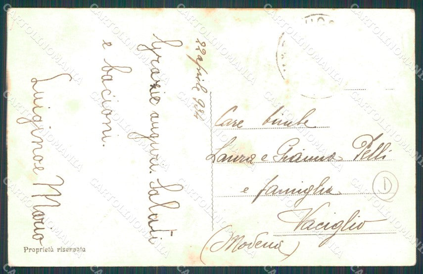 Rovigo Città Fascismo ABRASA cartolina QT1750 – retro