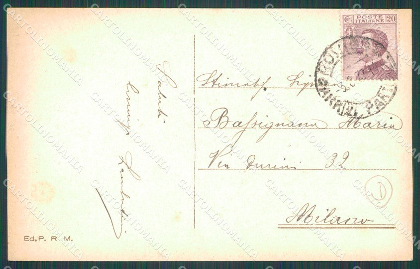 Rovigo Città Garibaldi cartolina QT1757 – retro