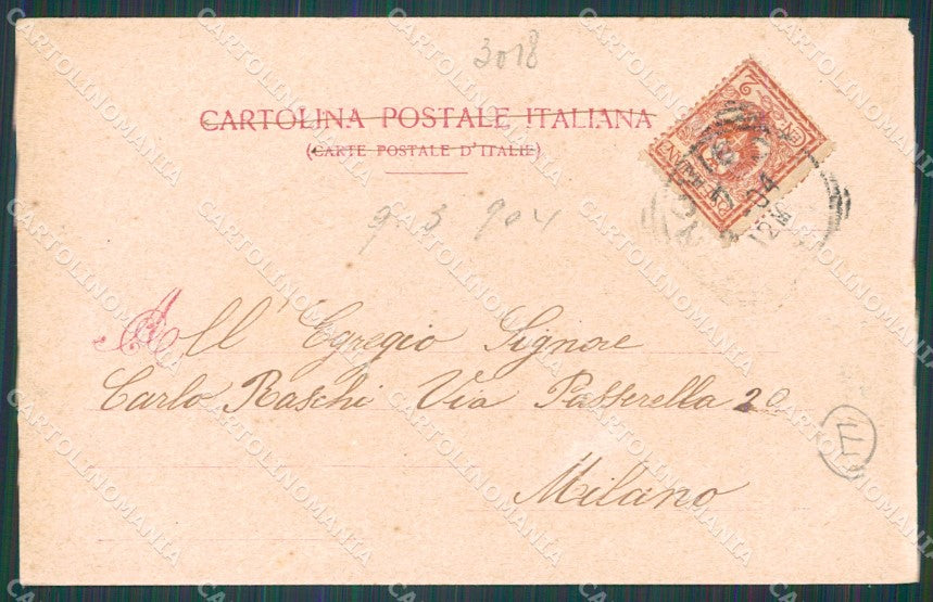 Rovigo Città Corte d'Assise cartolina QT1758 – retro