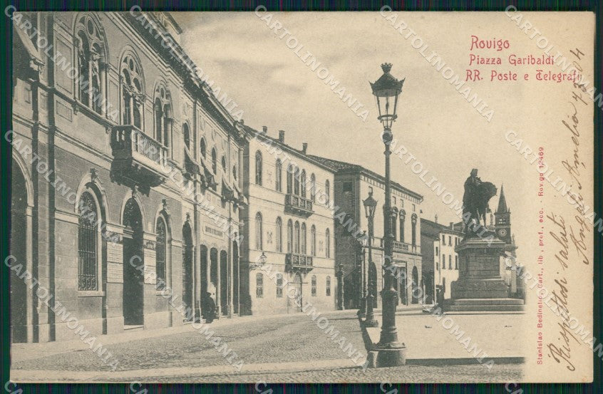 Rovigo Città Garibaldi Poste cartolina QT1759 – fronte