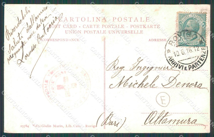 Rovigo Città cartolina QT1762 – retro