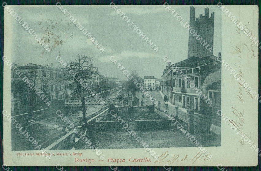 Rovigo Città Chiaro di Luna cartolina QT1766 – fronte