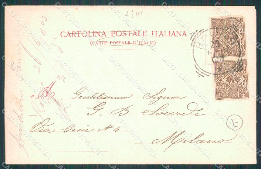 Rovigo Città Corte d'Assise cartolina QT1771 – retro
