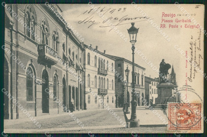 Rovigo Città Garibaldi Poste cartolina QT1775 – fronte
