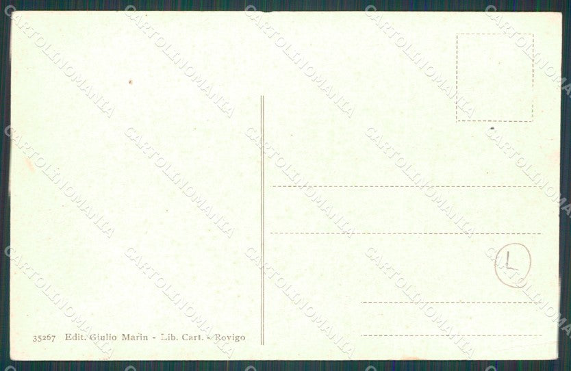 Rovigo Città Caserma PIEGA cartolina QT1793 – retro