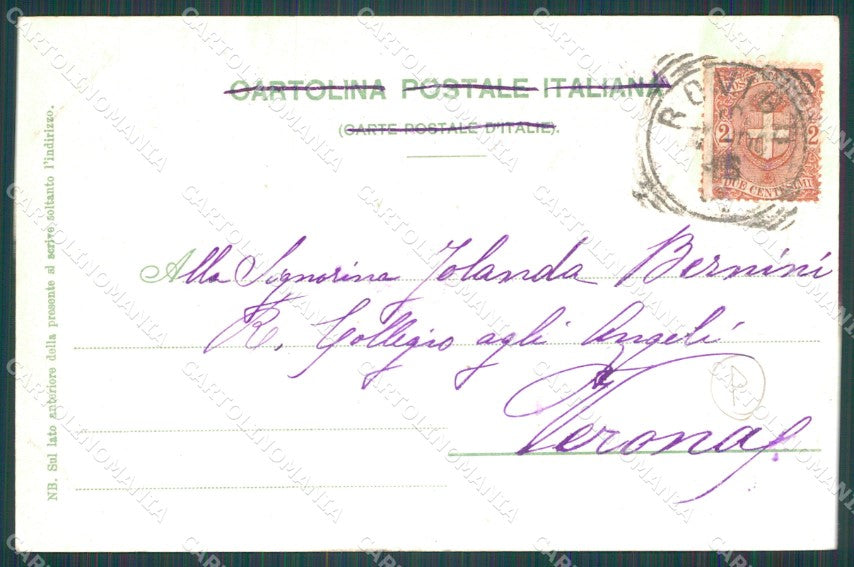 Rovigo Città Comizio Agrario cartolina QT1794 – retro