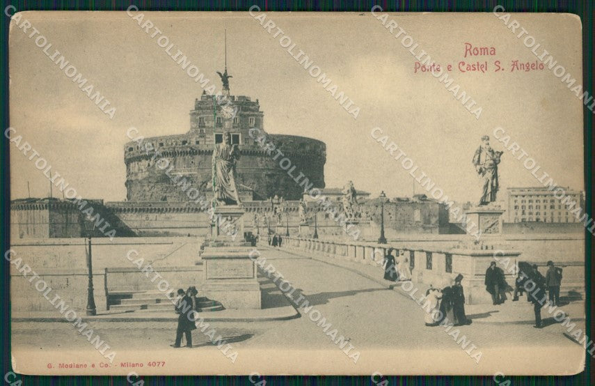 Roma Città Castel Sant'Angelo cartolina QT1816 – fronte