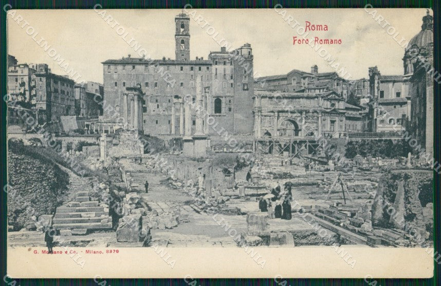 Roma Città Foro Romano cartolina QT1818 – fronte
