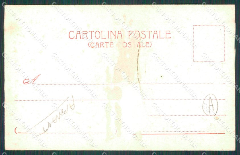 Roma Città Piazza Barberini Fontana Tritone Carrozze ABRASA cartolina QT1825 – retro