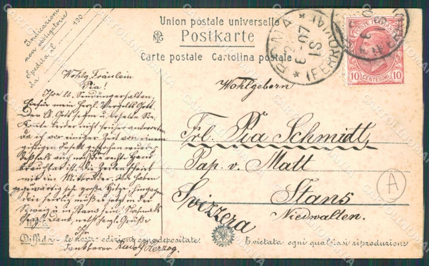Roma Città Fontana Paolina NPG Foto cartolina QT1832 – retro