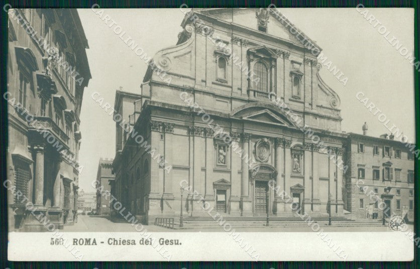 Roma Città Chiesa del Gesù NPG Foto cartolina QT1841 – fronte