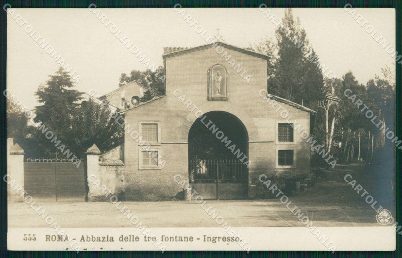 Roma Città Abbazia Tre Fontane NPG Foto cartolina QT1842 – fronte