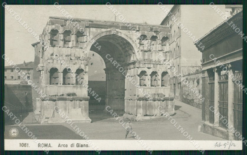 Roma Città Arco di Giano NPG Foto cartolina QT1847 – fronte