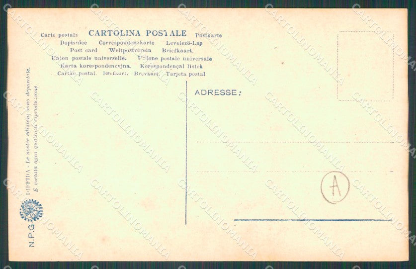 Roma Città Via Nazionale Chiesa Americana NPG Foto cartolina QT1850 – retro
