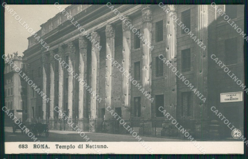 Roma Città Tempio di Nettuno NPG Foto cartolina QT1851 – fronte