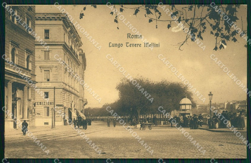 Roma Città Lungo Tevere Mellini cartolina QT1867 – fronte