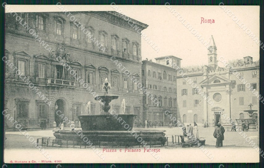 Roma Città Palazzo Farnese cartolina QT1876 – fronte