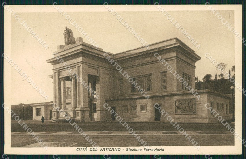 Roma Città del Vaticano Stazione cartolina QT1885 – fronte