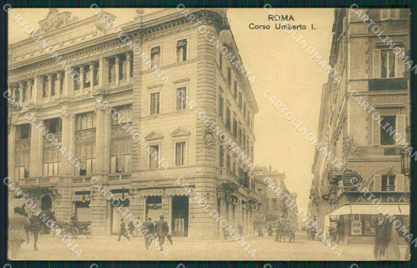 Roma Città Corso Umberto I cartolina QT1895 – fronte