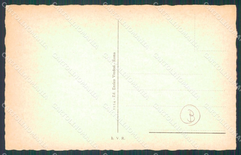 Roma Città Via XX Settembre cartolina QT1914 – retro