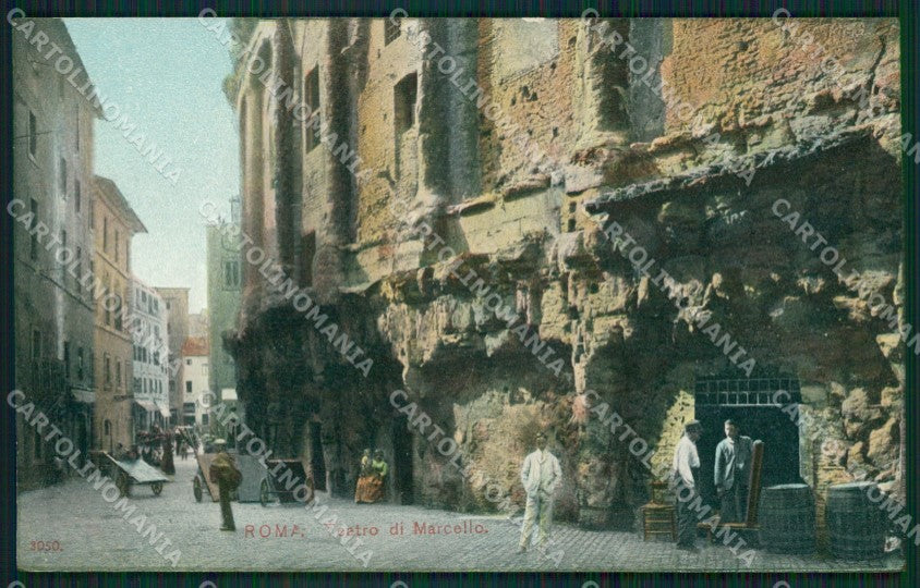 Roma Città Teatro Marcello cartolina QT1915 – fronte