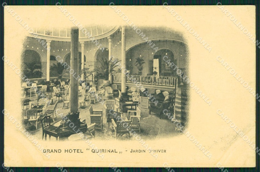Roma Città Grand Hotel Quirinale cartolina QT1919 – fronte