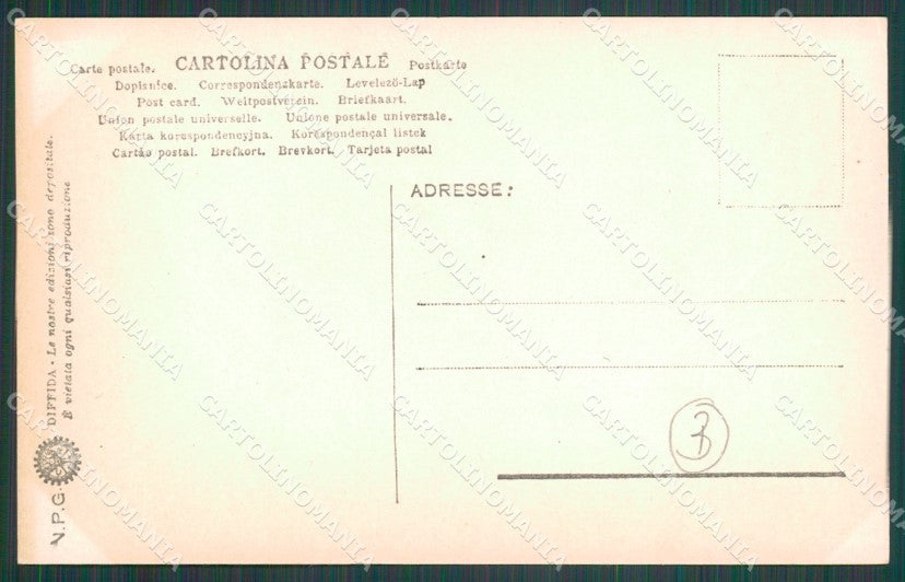Roma Città Toro dell'Agro Pontino NPG Foto cartolina QT1934 – retro