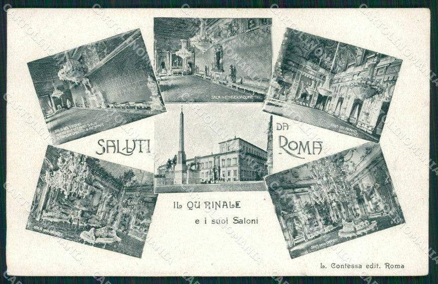 Roma Città Saluti da cartolina QT1942 – fronte