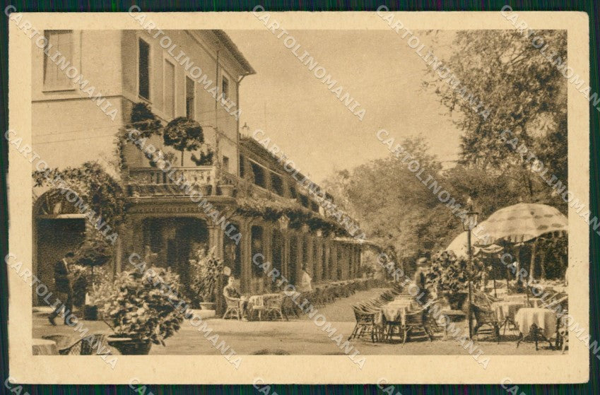 Roma Città Villa Borghese PIEGA cartolina QT1957 – fronte