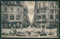 Roma Città Piazza di Spagna Via Condotti PIEGHINA cartolina QT1958 – fronte